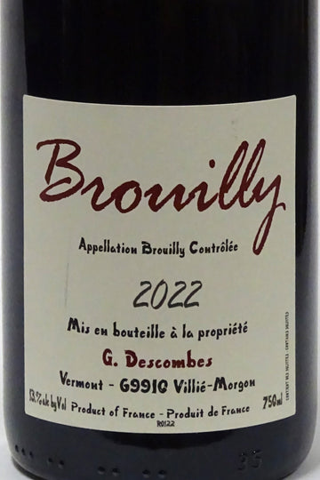 Descombes, Georges 2022 Brouilly